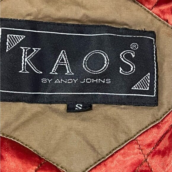 Vintage Mens Brown Utility Field Jacket With Suede Accents & Gold Button Details - Picture 10 of 12